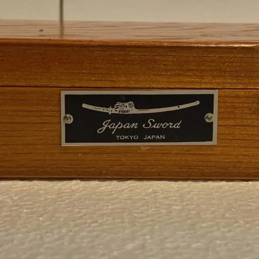 Vintage Japan Sword 4pc Stainless Steel Carving Set